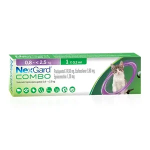 NEXGARD COMBO SMALL GATO .8-2.5 KG ITD