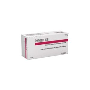 IMMITICIDE 5 FRASCOS 2 ML C/ 50 MG  NL