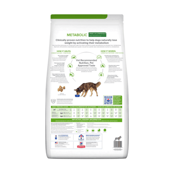 METABOLIC  CANINE 27.5 LB EN CROQUETAS (SOBREPESO)