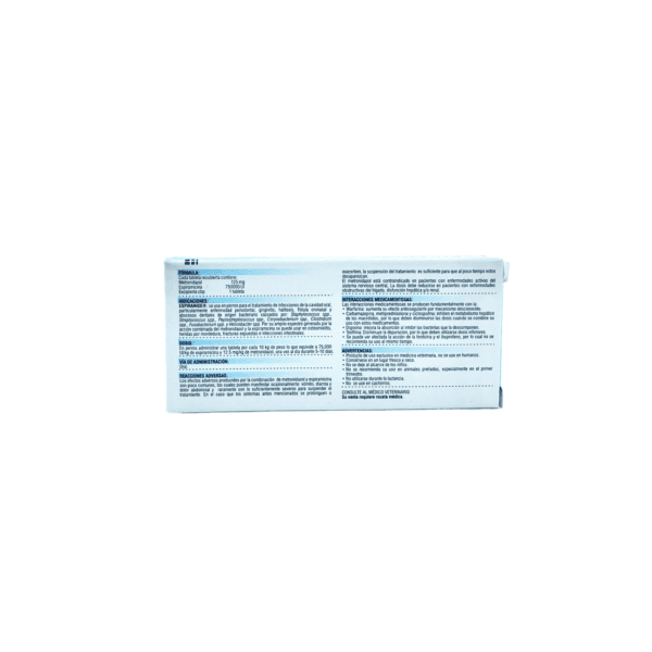 ESPIRANIDE 125 MG. C/10 TABAS