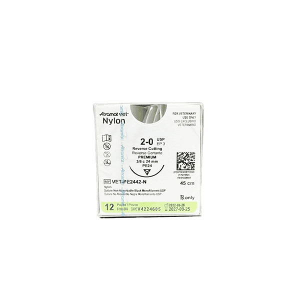 SUTURA  NYLON 2-0 12 PZS