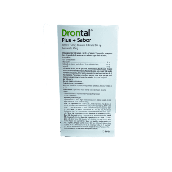 DRONTAL P.FLAVOR 24 TABS.