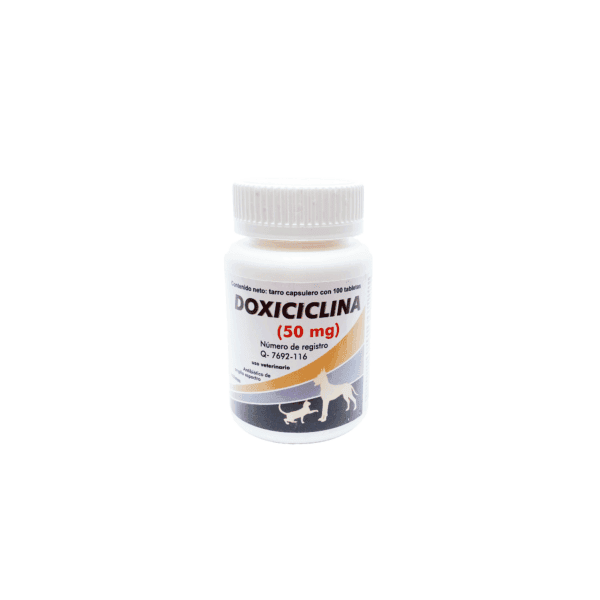 DOXICICLINA 50 MG. 100 TABS.