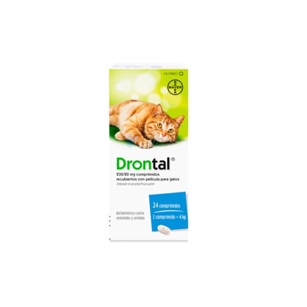 DRONTAL GATOS 24 TABS  NL