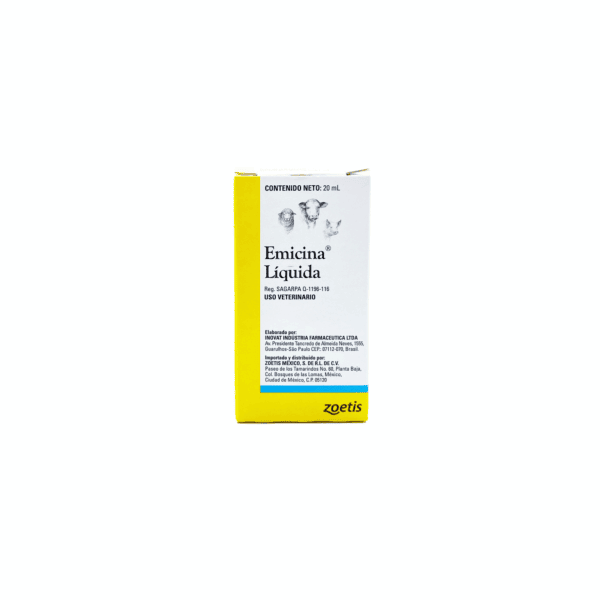 EMICINA LIQUIDA SOL. INY. 20 ML.