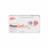 PIMOCARD 1.25 PALATABLE 2 BLISTER X 10 COMPRIMIDOS